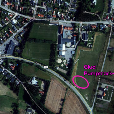 Her ligger pumptrack-banen