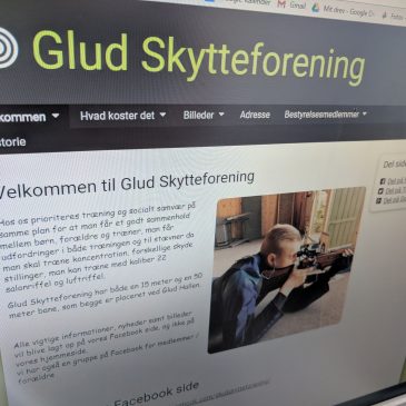 Glud Skytteforening lancerer ny web-side